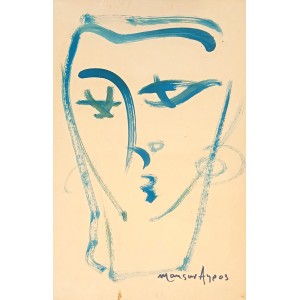 Mansur Aye, 13 x 21 Inch, Acrylic on Paper, Figurative Painting, AC-MAY-014 Mansur Aye, 13 x 21 Inch, Acrylic on Paper, Figurative Painting, AC-MAY-014